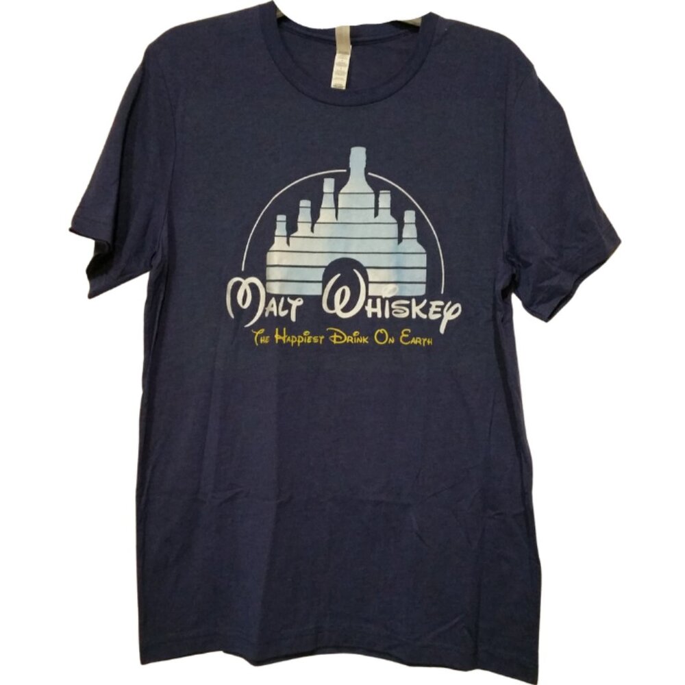 NWOT- Malt Whiskey T-Shirt Blue Size Large
